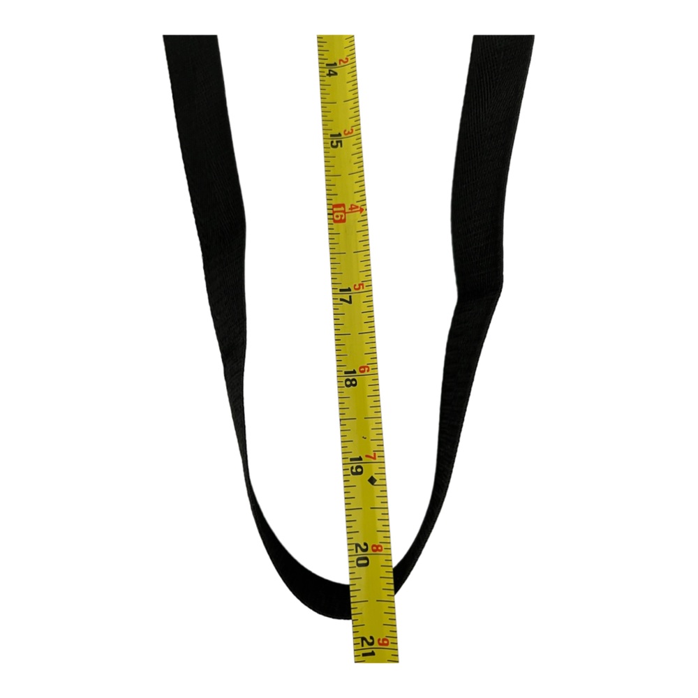crossbody crescent bag sling Gold black adjustable strap chain detail - Picture 10 of 10
